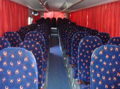 Салон автобуса MAN Lyons Regio 2010г.в. на 55 мест