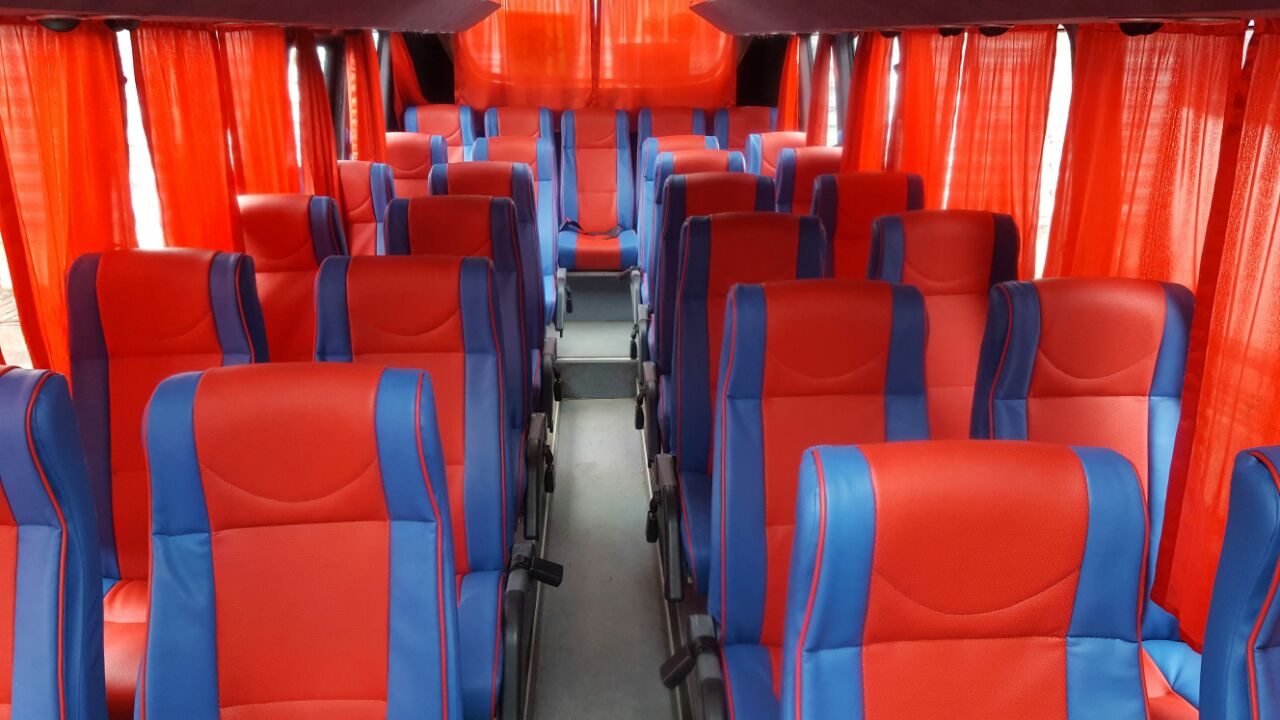 Аренда автобуса Foxbus (на 20-35 мест): вид изнутри