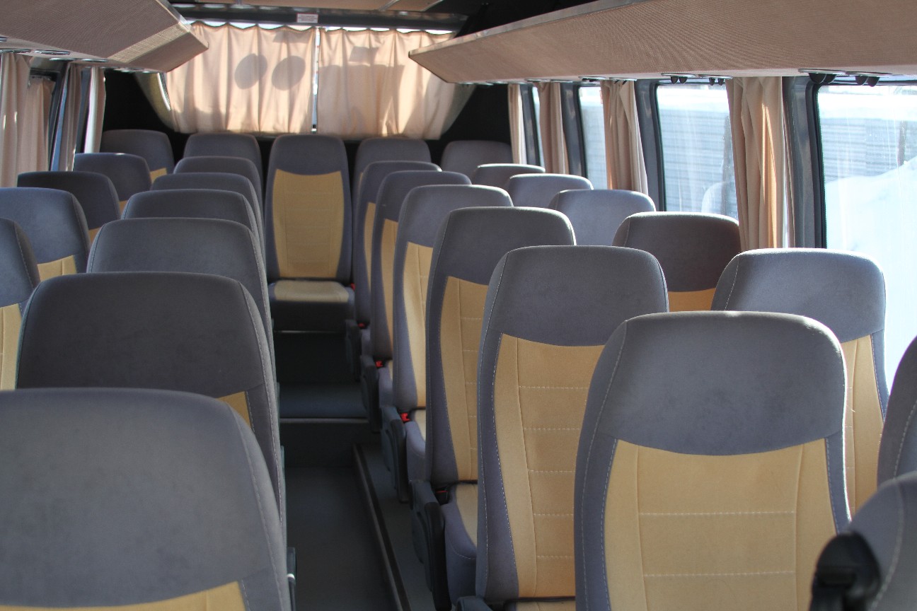Аренда автобуса Foxbus (на 31 место): вид изнутри